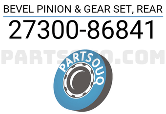 Suzuki 2730086841 BEVEL PINION & GEAR SET, REAR