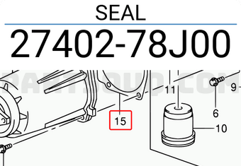 Suzuki 2740278J00 SEAL