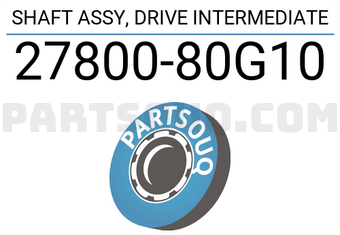 Suzuki 2780080G10 SHAFT ASSY, DRIVE INTERMEDIATE