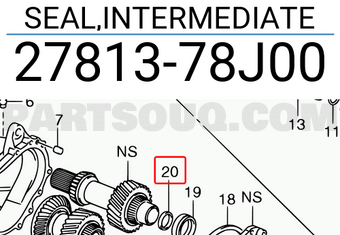 Suzuki 2781378J00 SEAL,INTERMEDIATE