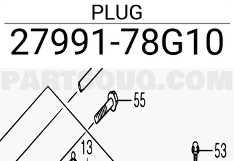 Suzuki 2799178G10 PLUG