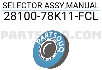 Suzuki 2810078K11FCL SELECTOR ASSY,MANUAL