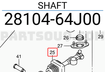 Suzuki 2810464J00 SHAFT