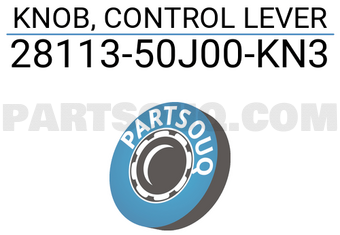 Suzuki 2811350J00KN3 KNOB, CONTROL LEVER