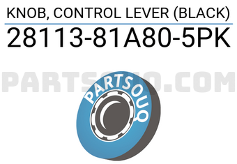 Suzuki 2811381A805PK KNOB, CONTROL LEVER (BLACK)