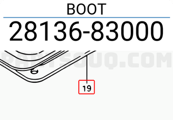 Suzuki 2813683000 BOOT