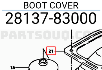 Suzuki 2813783000 BOOT COVER