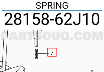 Suzuki 2815862J10 SPRING