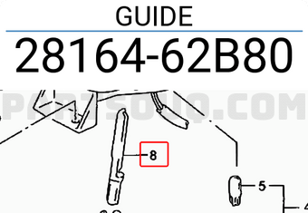 Suzuki 2816462B80 GUIDE