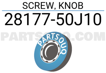 Suzuki 2817750J10 SCREW, KNOB