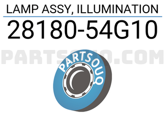 Suzuki 2818054G10 LAMP ASSY, ILLUMINATION