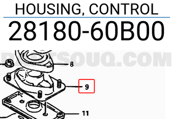 Suzuki 2818060B00 HOUSING, CONTROL