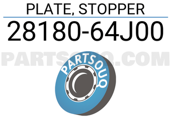 Suzuki 2818064J00 PLATE, STOPPER