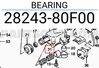 Suzuki 2824380F00 BEARING