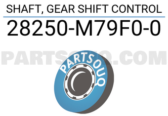 Suzuki 28250M79F00 SHAFT, GEAR SHIFT CONTROL