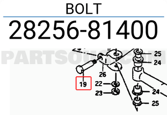 Suzuki 2825681400 BOLT