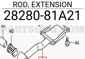 Suzuki 2828081A21 ROD, EXTENSION