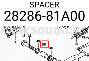 Suzuki 2828681A00 SPACER