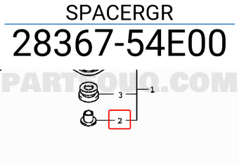 Suzuki 2836754E00 SPACERGR