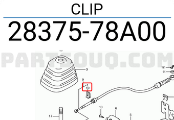 Suzuki 2837578A00 CLIP