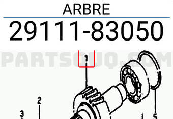 Suzuki 2911183050 ARBRE