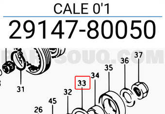 Suzuki 2914780050 CALE 0 1
