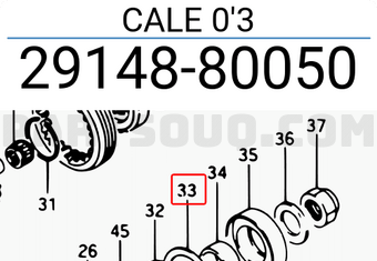 Suzuki 2914880050 CALE 0 3