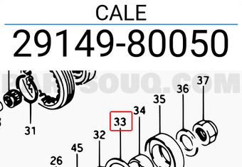 Suzuki 2914980050 CALE