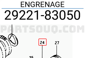 Suzuki 2922183050 ENGRENAGE