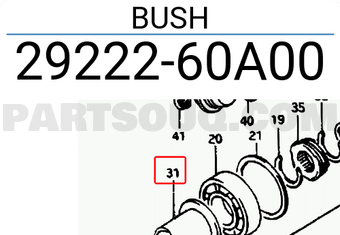 Suzuki 2922260A00 BUSH