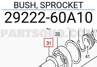 Suzuki 2922260A10 BUSH, SPROCKET