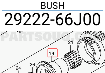 Suzuki 2922266J00 BUSH