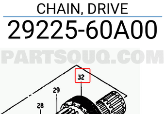 Suzuki 2922560A00 CHAIN, DRIVE