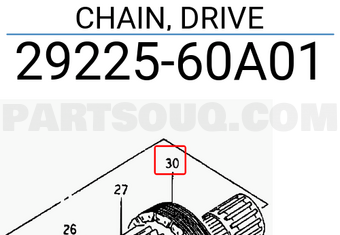 Suzuki 2922560A01 CHAIN, DRIVE