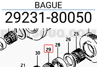 Suzuki 2923180050 BAGUE