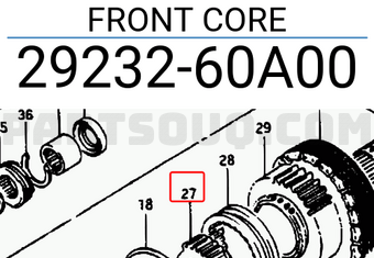 Suzuki 2923260A00 FRONT CORE