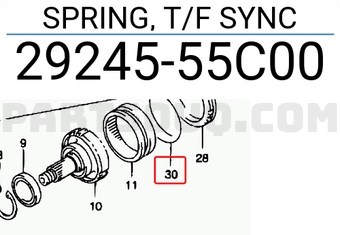 Suzuki 2924555C00 SPRING, T/F SYNC