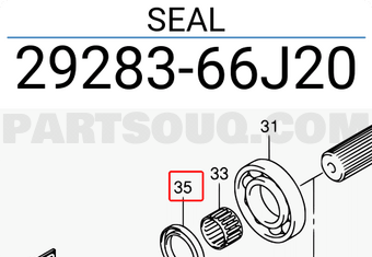 Suzuki 2928366J20 SEAL