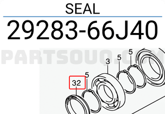 Suzuki 2928366J40 SEAL