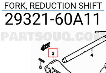 Suzuki 2932160A11 FORK, REDUCTION SHIFT