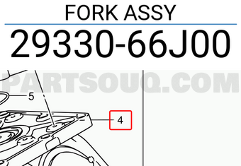 Suzuki 2933066J00 FORK ASSY