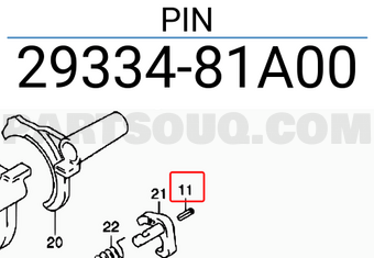 Suzuki 2933481A00 PIN