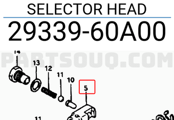 Suzuki 2933960A00 SELECTOR HEAD