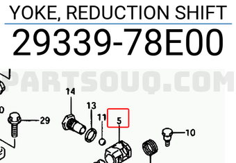 Suzuki 2933978E00 YOKE, REDUCTION SHIFT