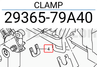 Suzuki 2936579A40 CLAMP