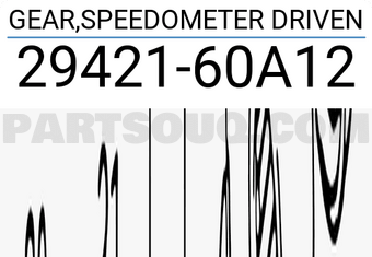Suzuki 2942160A12 GEAR,SPEEDOMETER DRIVEN
