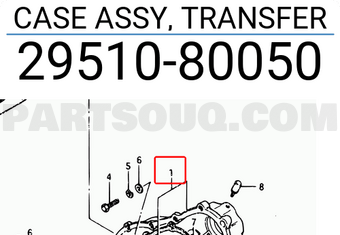 Suzuki 2951080050 CASE ASSY, TRANSFER