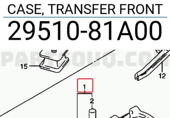 Suzuki 2951081A00 CASE, TRANSFER FRONT