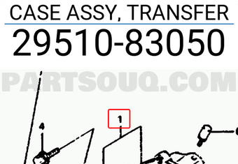 Suzuki 2951083050 CASE ASSY, TRANSFER
