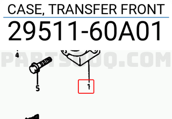 Suzuki 2951160A01 CASE, TRANSFER FRONT